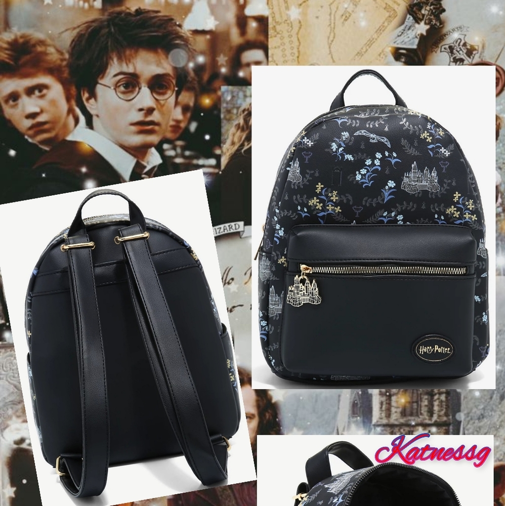 NWT Harry Potter Hogwarts Mini floral Backpack